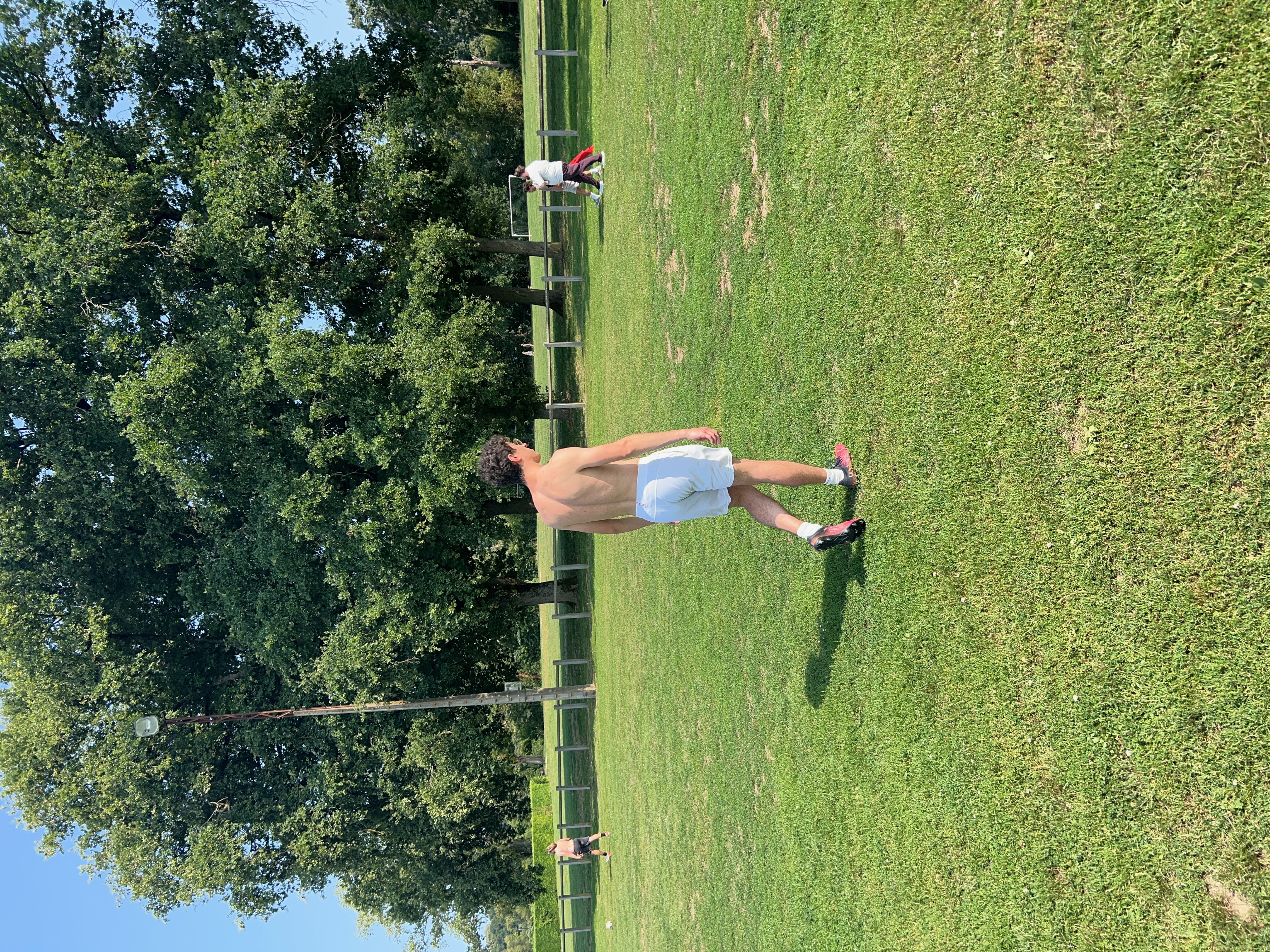 Antoine sur le terrain